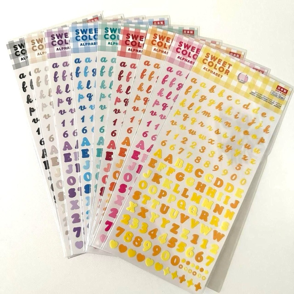 Alphabet Planner / Journal stickers